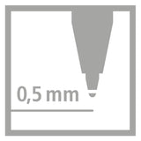 Stabilo easyoriginal - recharge pour stylo - moyen 0,5 mm - boîte de 20 pièces