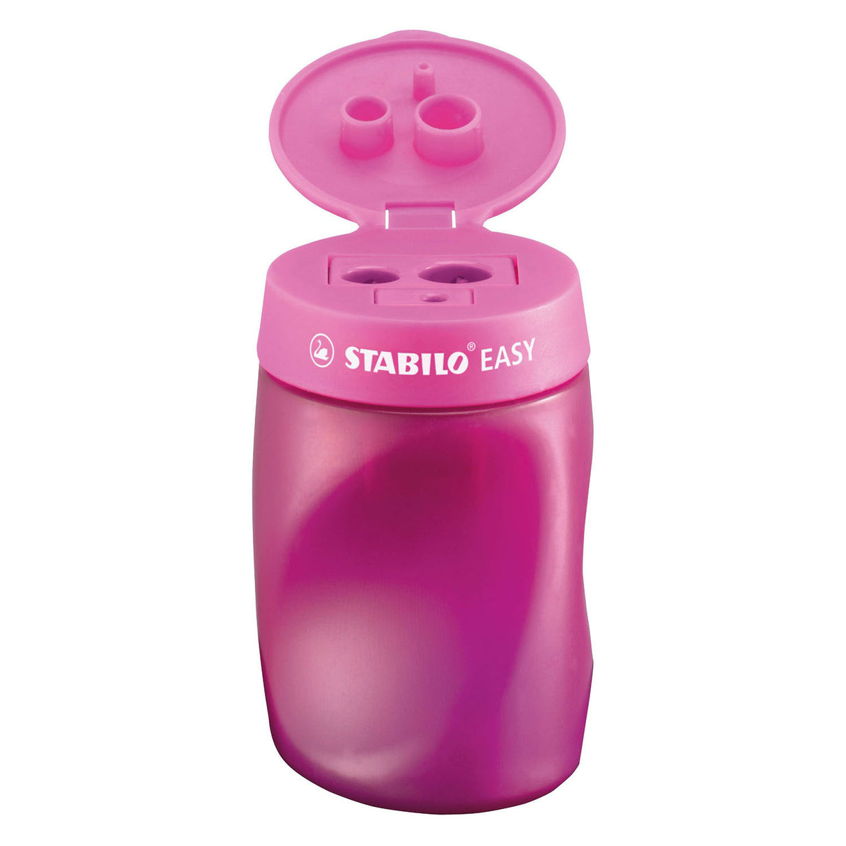 Stabilo Easysharpener - 3 en 1 crayon Sharper - à droite - rose