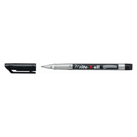 Stabilo write-4-all - marqueur permanent - fin - noir