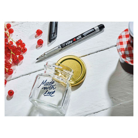 Stabilo write-4-all - marqueur permanent - fin - noir