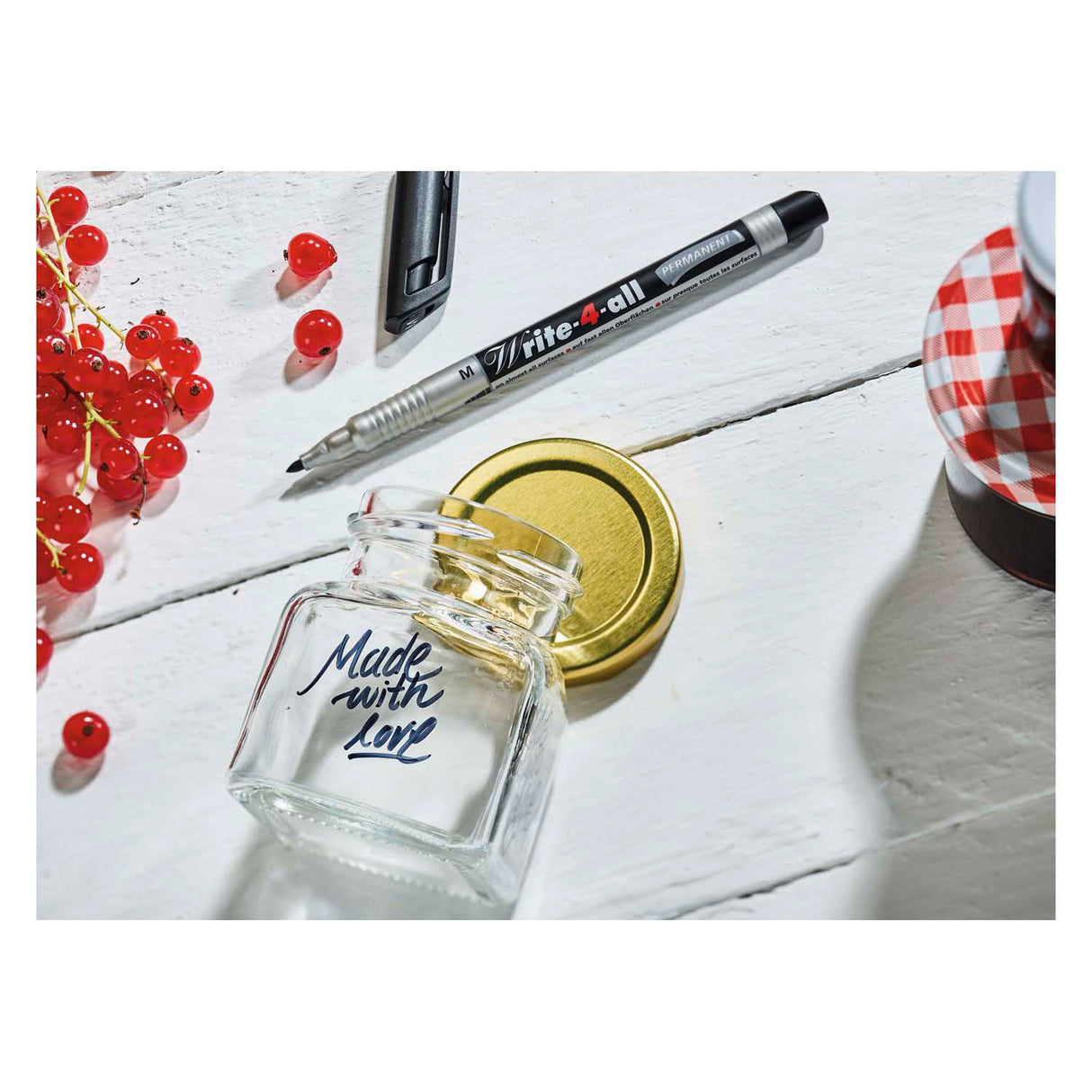 Stabilo write-4-all - marqueur permanent - moyen - noir