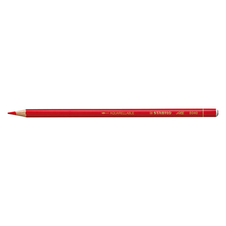 Crayon Stabilo tout verre - crayon de couleur et graphite - rouge
