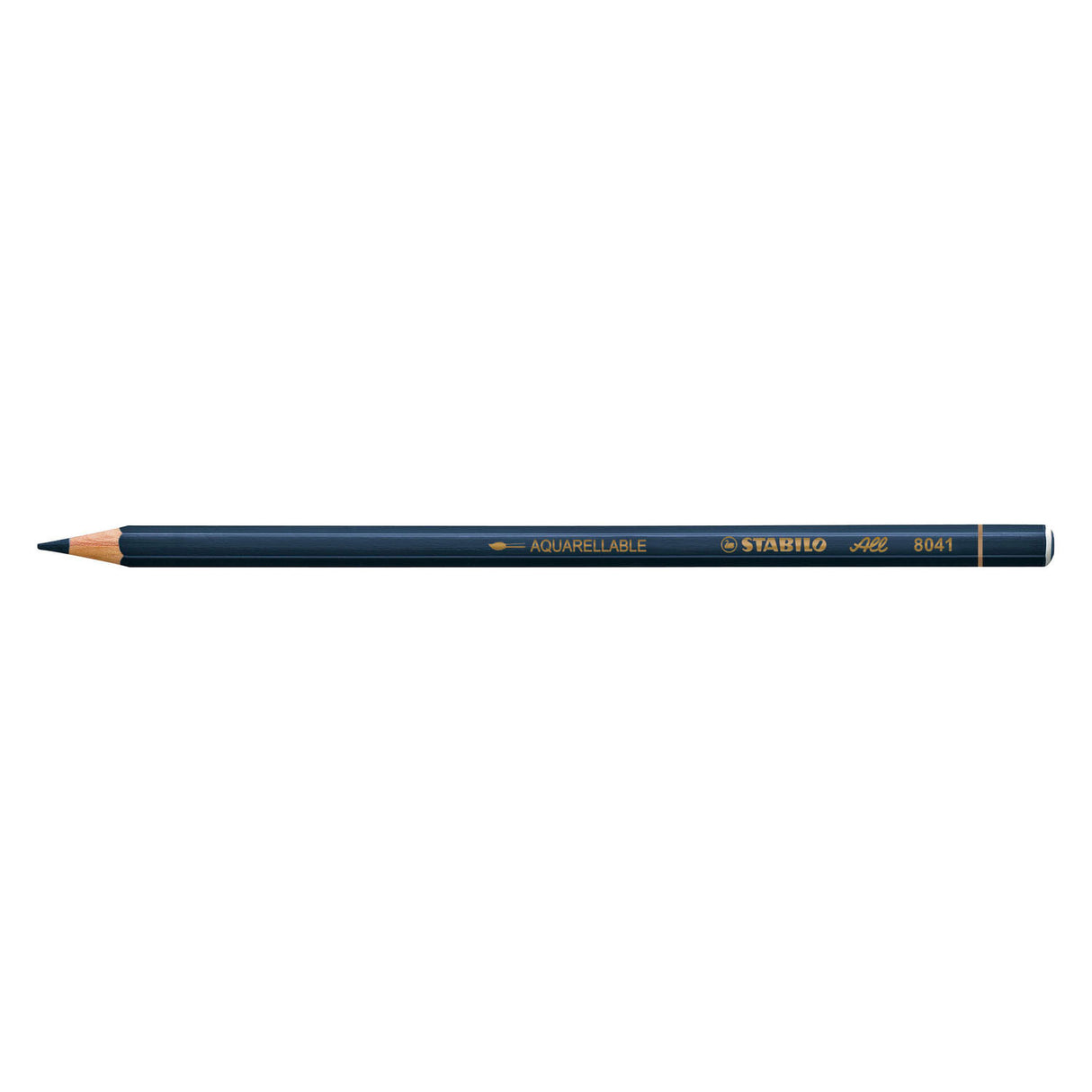 Crayon Stabilo tout verre - crayon de couleur et graphite - bleu