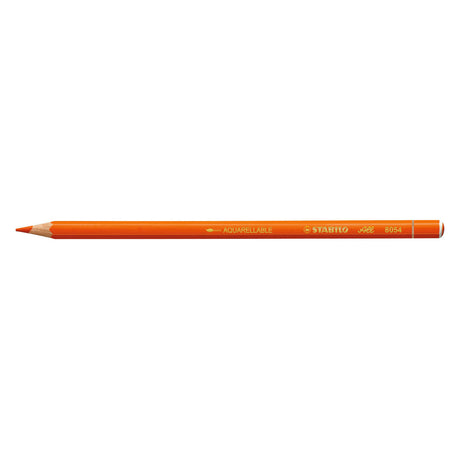 Crayon Stabilo tout verre - crayon de couleur et graphite - orange
