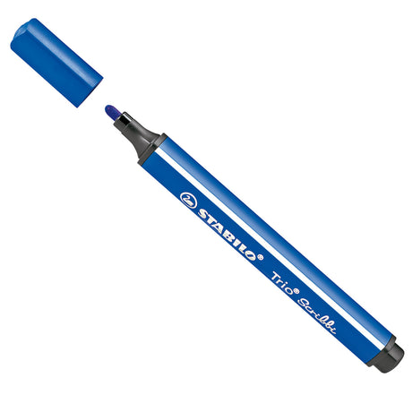 Stabilo trio Scribbi - Felt -Tip Pen avec point de trempage - bleu