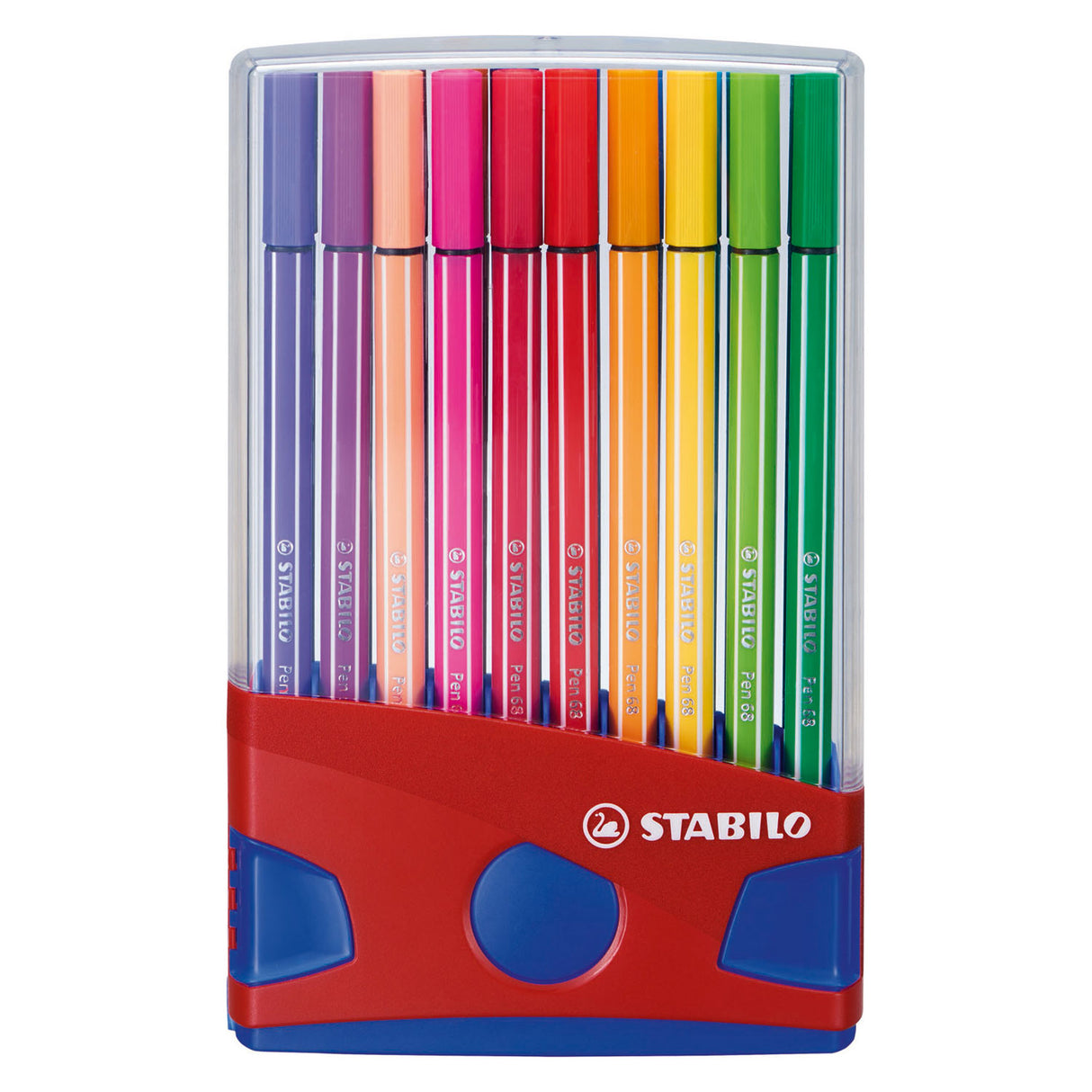 Stabilo pen 68 - feutre - colorparade - lot de 20 pièces - rouge