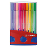 Stabilo pen 68 - feutre - colorparade - lot de 20 pièces - rouge