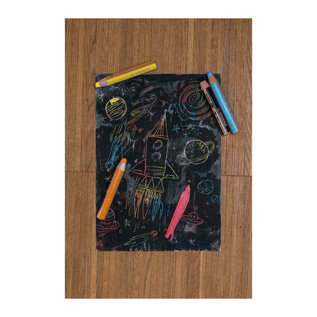 Stabilo Woody 3 en 1 - crayon de couleur multi-talents - noir