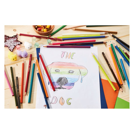 Stabilo color - crayon de couleur - lot de 12 pièces