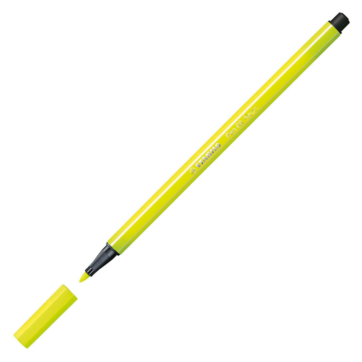 Stabilo Pen 68 - Felt -tip pen - fluorescent yellow (68 024)