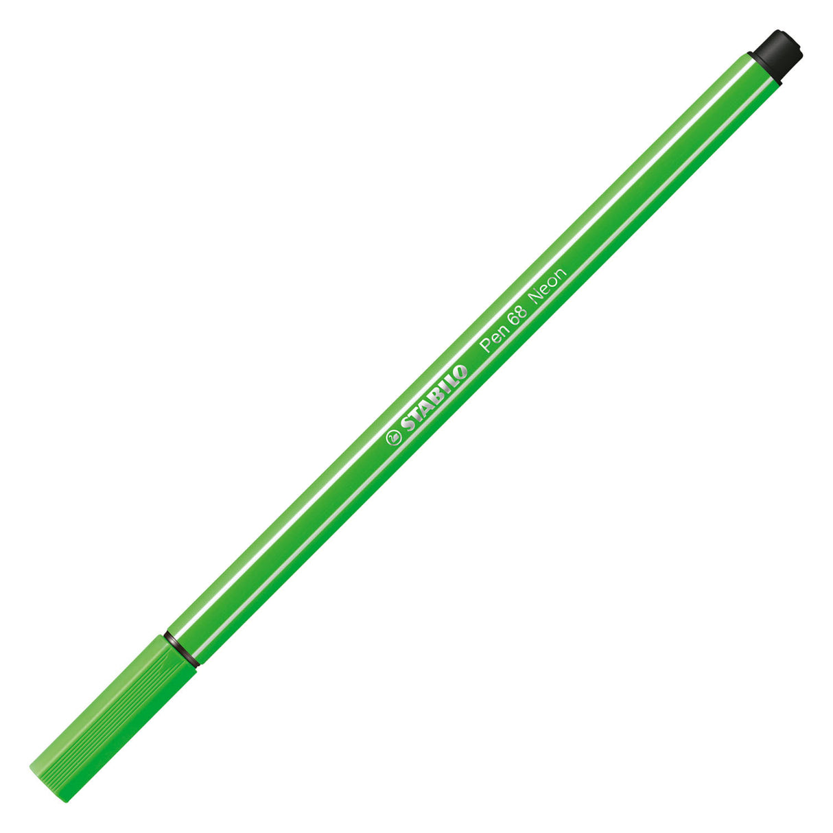 Stabilo Pen 68 - gefillt -Tip Pen - fluoreszent gréng (68 033)