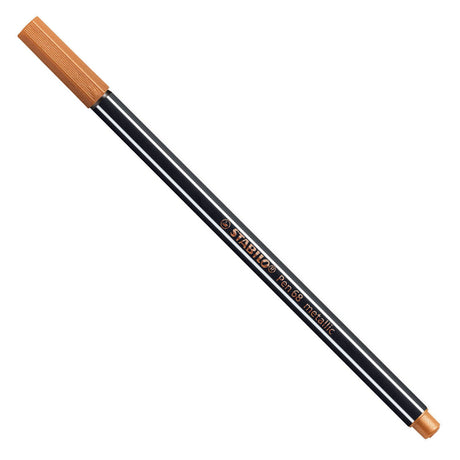 Stylo Stabilo 68 métallisé - feutre - cuivre (68 820)