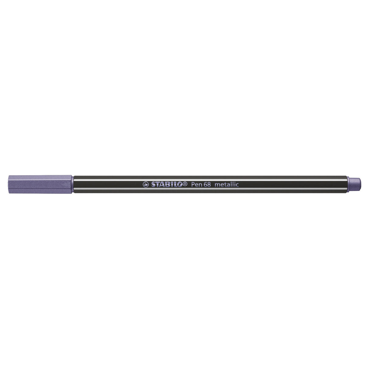 Stylo Stabilo 68 métallisé - feutre - violet (68 855)