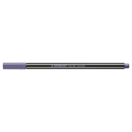 Stylo Stabilo 68 métallisé - feutre - violet (68 855)