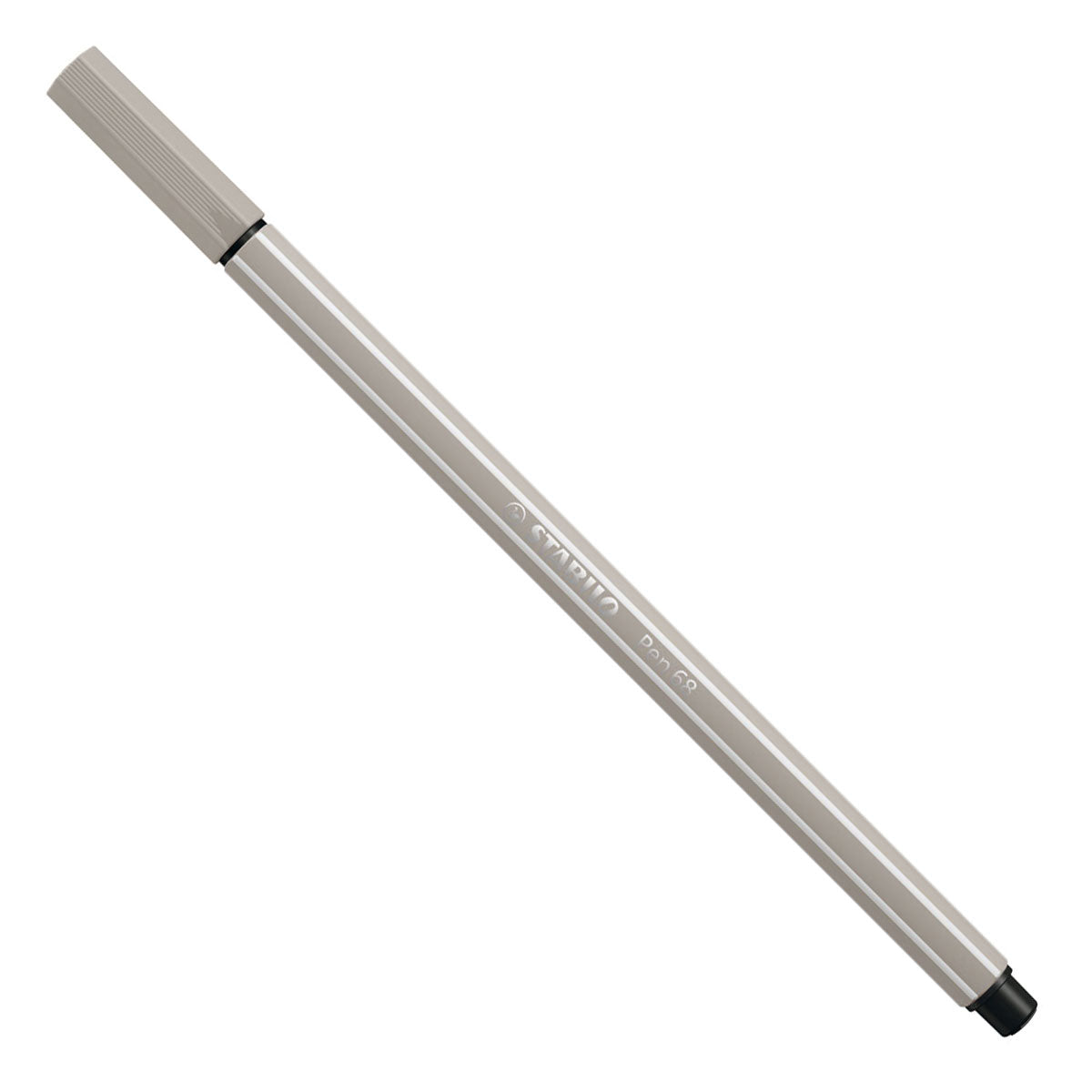 Stylo Stabilo 68 - feutre - gris chaud (68 93)