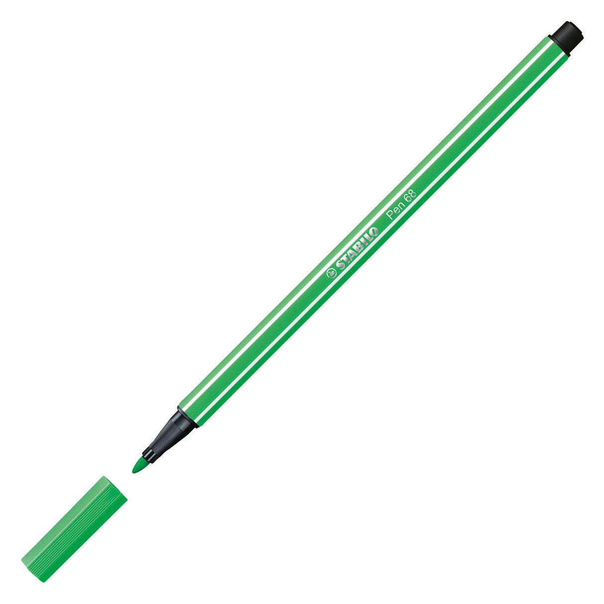 Stabilo Pen 68 - gefillt -Tip Pen - Liicht Smoragd Gréng (68 16)