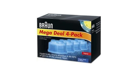 Braun ccr4 clean renouveler cartouche de recharge 4 pièces