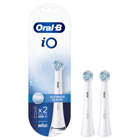 Oral-B io Brushes de coup de couteau propres ultimes 2 pièces