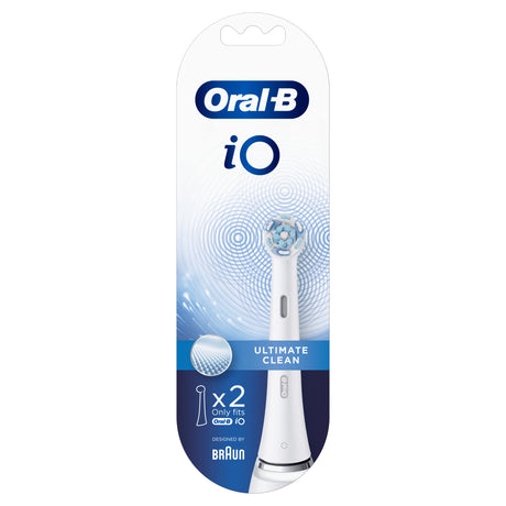 Oral-B io Brushes de coup de couteau propres ultimes 2 pièces
