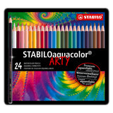 Boîte à métal Aquacolor Stabilo, 24e.