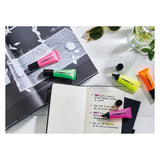 Stabilo néon - surligneur - lot de 4 pièces