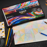 Stabilo original - crayon de couleur à mine fine - coffret métal 12 pcs.