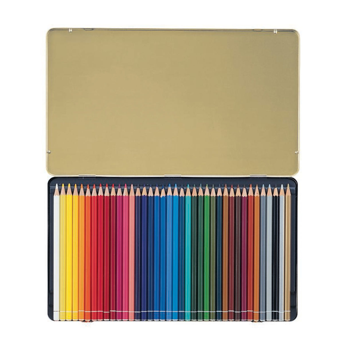 Boîte en métal des crayons de couleur originale Stabilo, 38e.