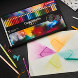 Stabilo carbothello - crayon de couleur pastel citron vert - set en métal 12 pcs.