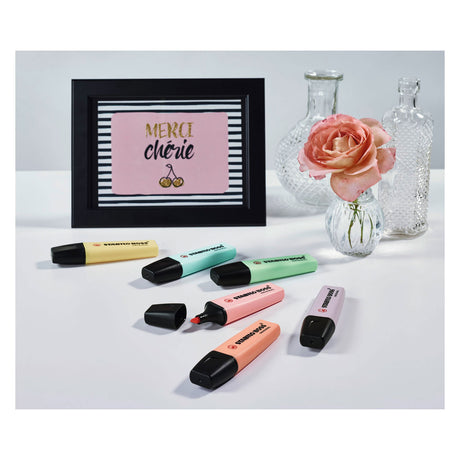 Stabilo boss original pastel - surligneur - lot de 4 pièces