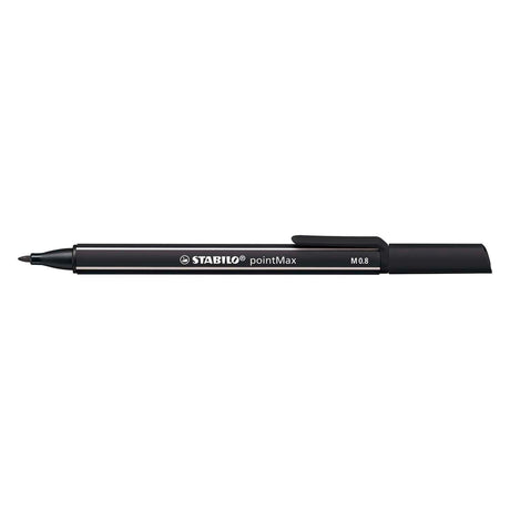 Feutres fins Stabilo pointmax en étui - 12 pcs.