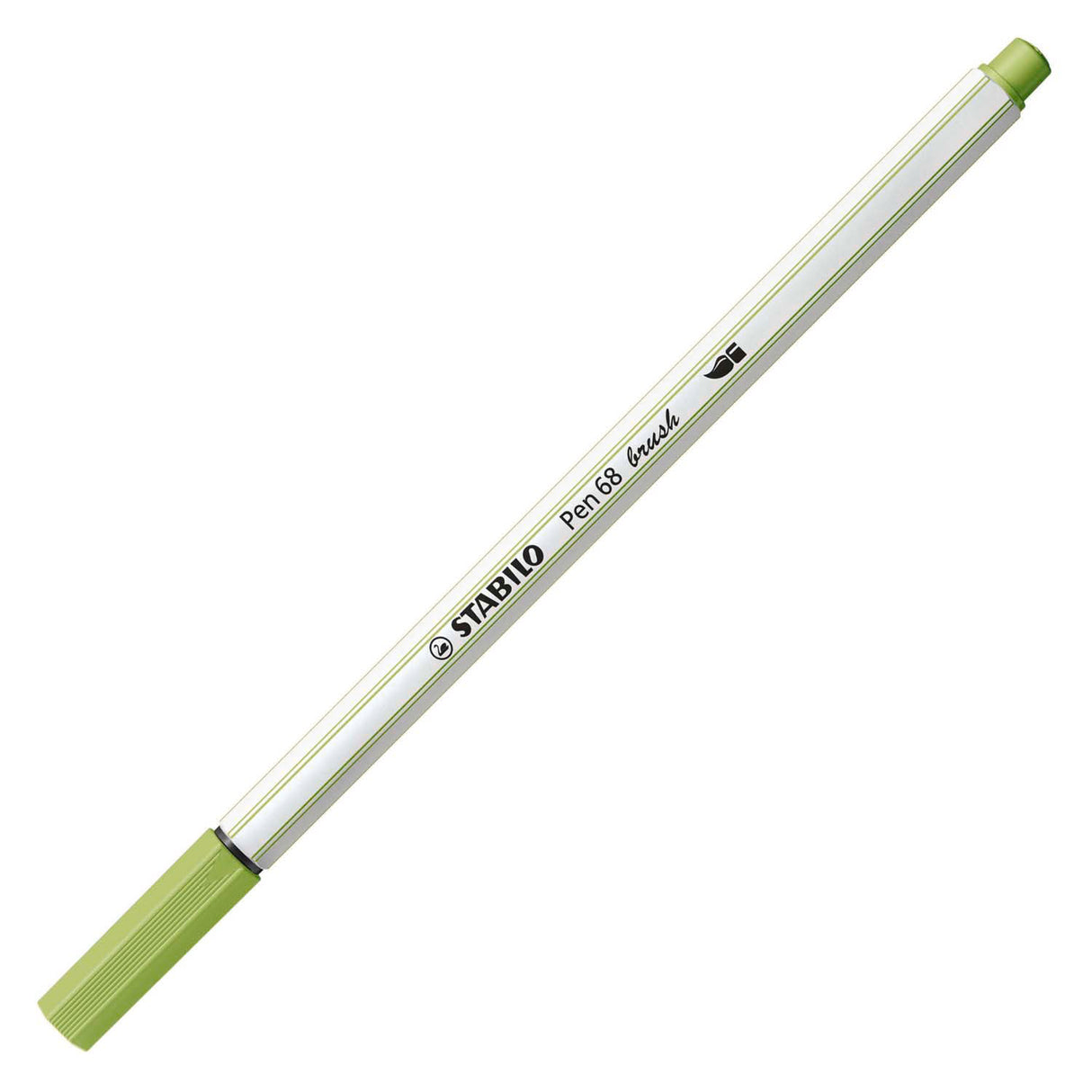 Stabilo pen 68 pinceau - feutre - pistache (34)