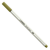 Stabilo pen 68 pinceau - feutre - vert boue (37)