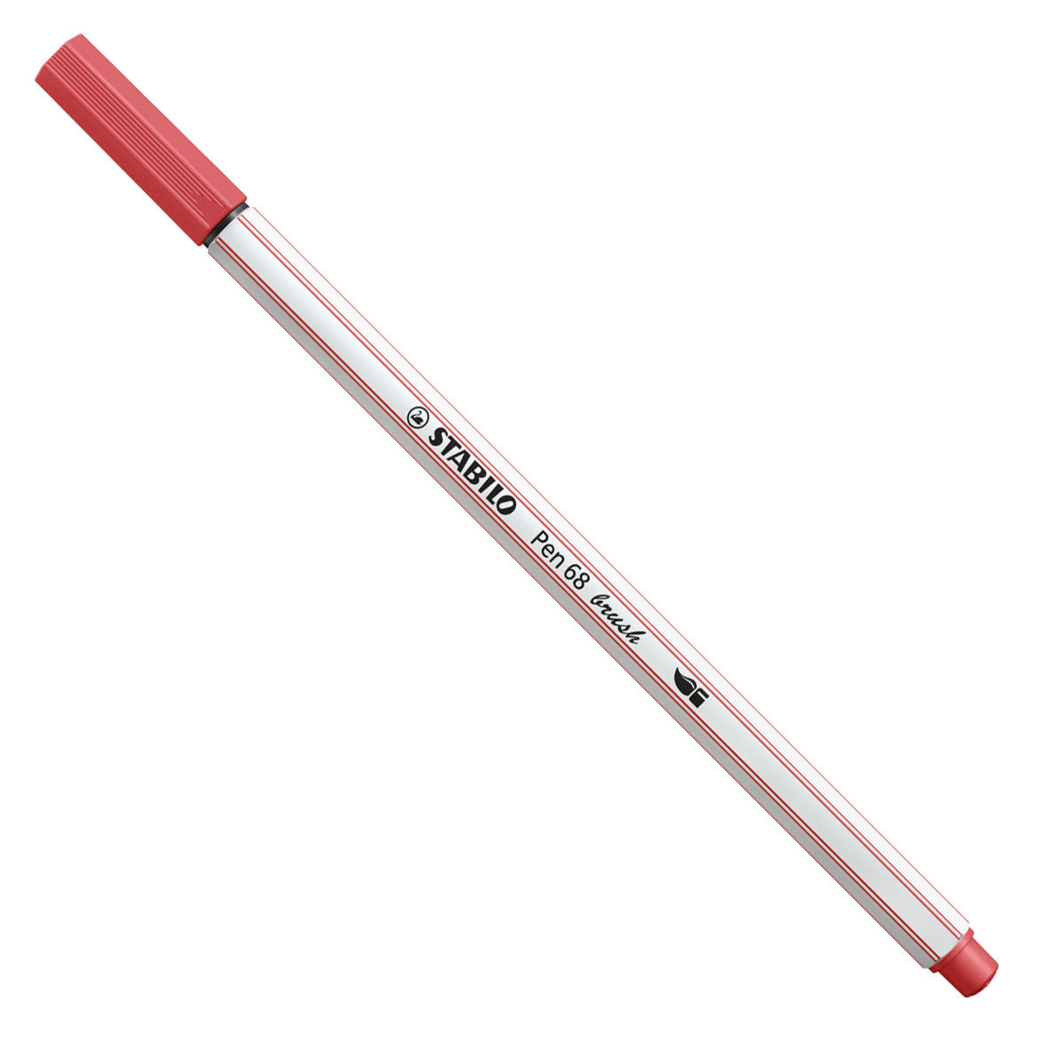 Stabilo pen 68 pinceau - feutre - rouge rouille (47)
