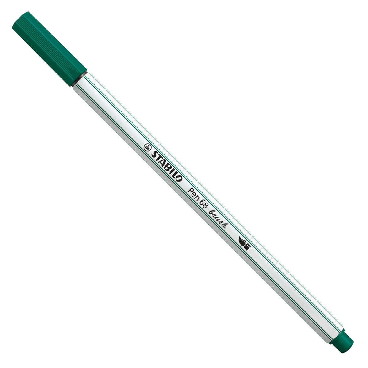 Stabilo pen 68 pinceau - feutre - vert turquoise (53)