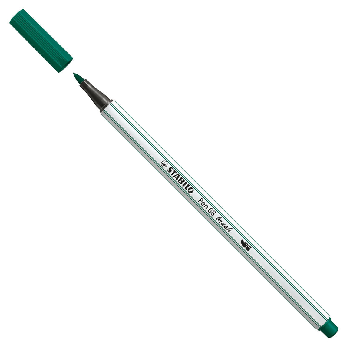 Stabilo pen 68 pinceau - feutre - vert turquoise (53)