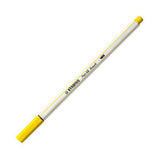 Stabilo pen 68 pinceau - feutre - jaune (44)