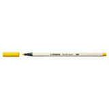 Stabilo pen 68 pinceau - feutre - jaune (44)