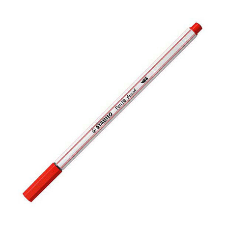 Stabilo pen 68 pinceau - feutre - rouge carmin (48)