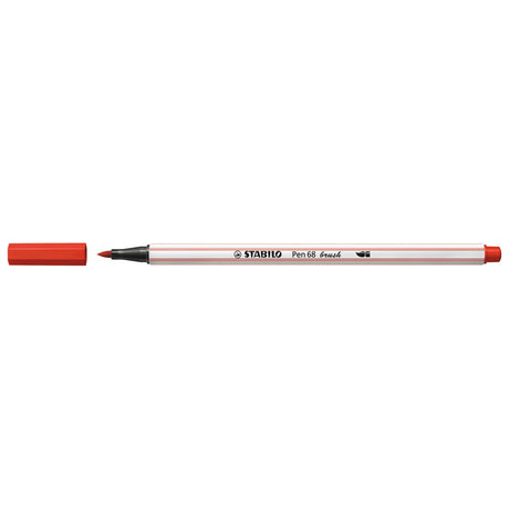 Stabilo pen 68 pinceau - feutre - rouge carmin (48)