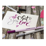 Stabilo pen 68 pinceau - feutre - violet (19)
