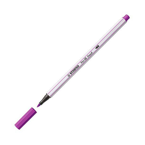 Stabilo pen 68 pinceau - feutre - lilas (58)