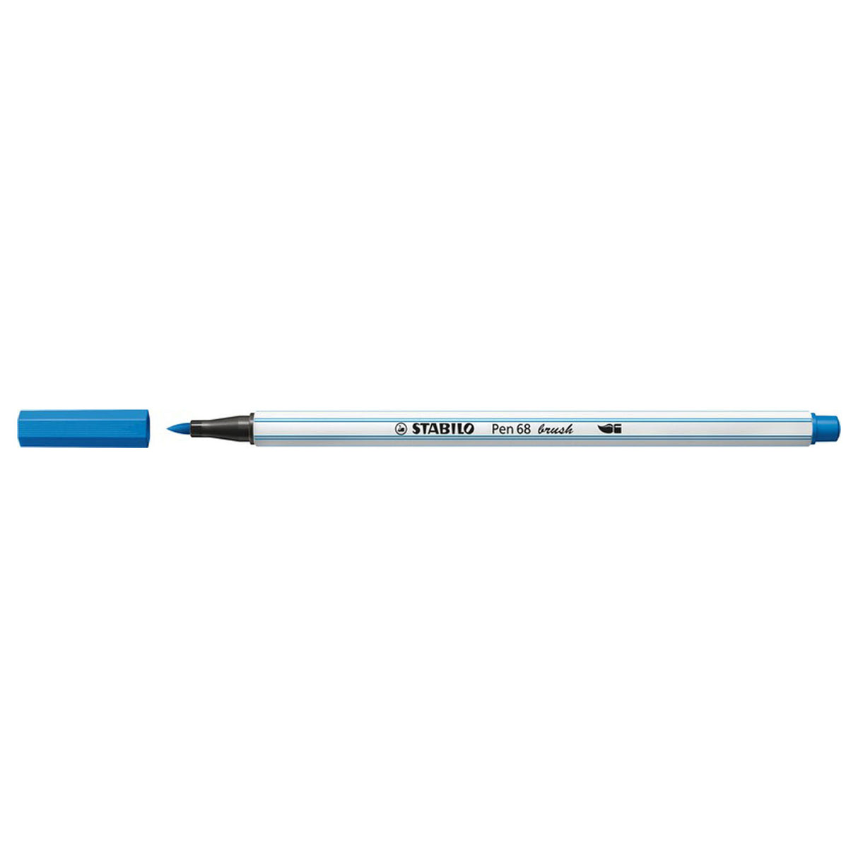 Stabilo pen 68 pinceau - feutre - bleu foncé (41)