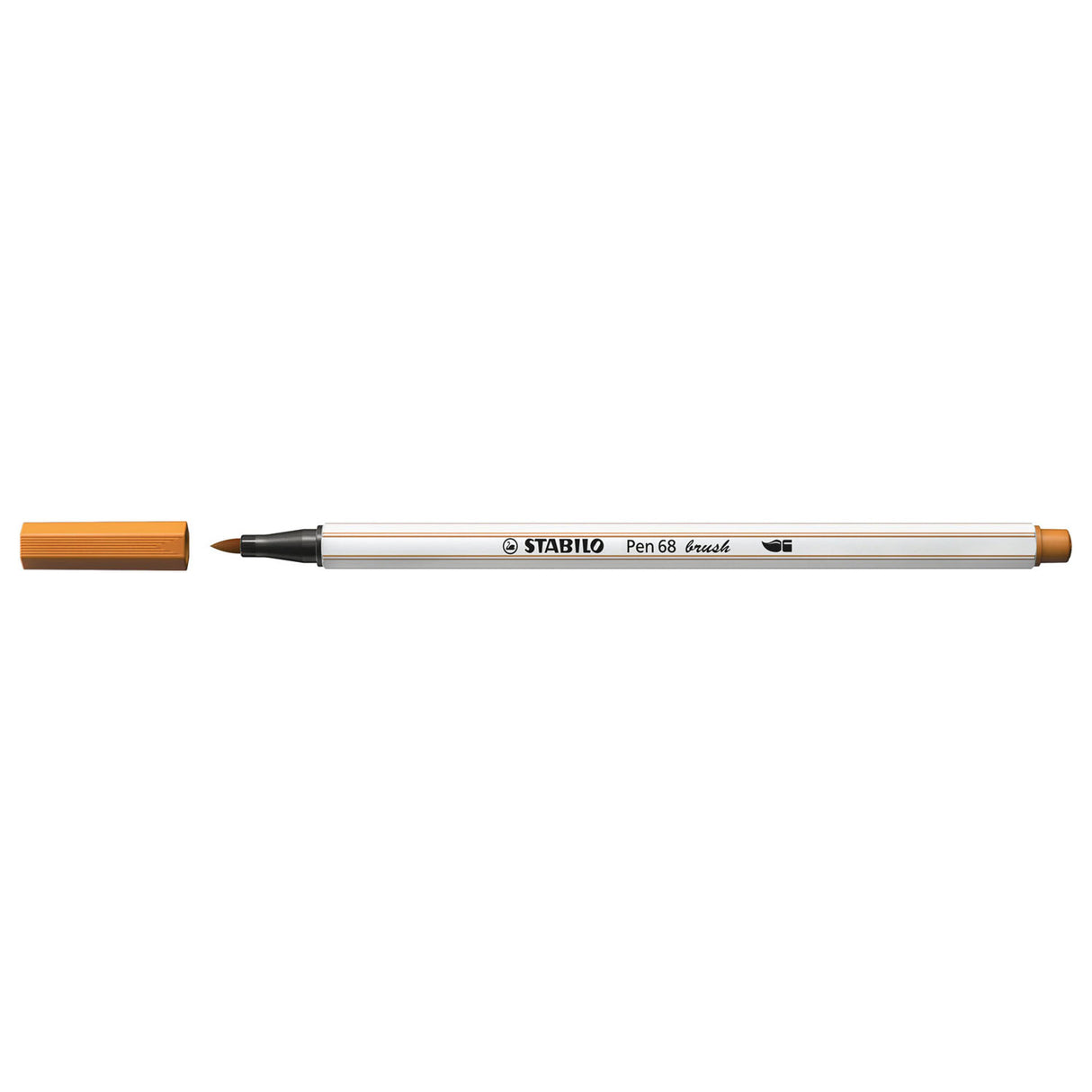 Stabilo pen 68 pinceau - feutre - ocre foncé (89)
