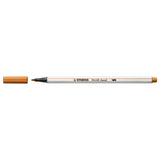 Stabilo pen 68 pinceau - feutre - ocre foncé (89)