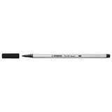 Stabilo pen 68 pinceau - feutre - noir (46)