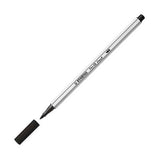 Stabilo pen 68 pinceau - feutre - noir (46)