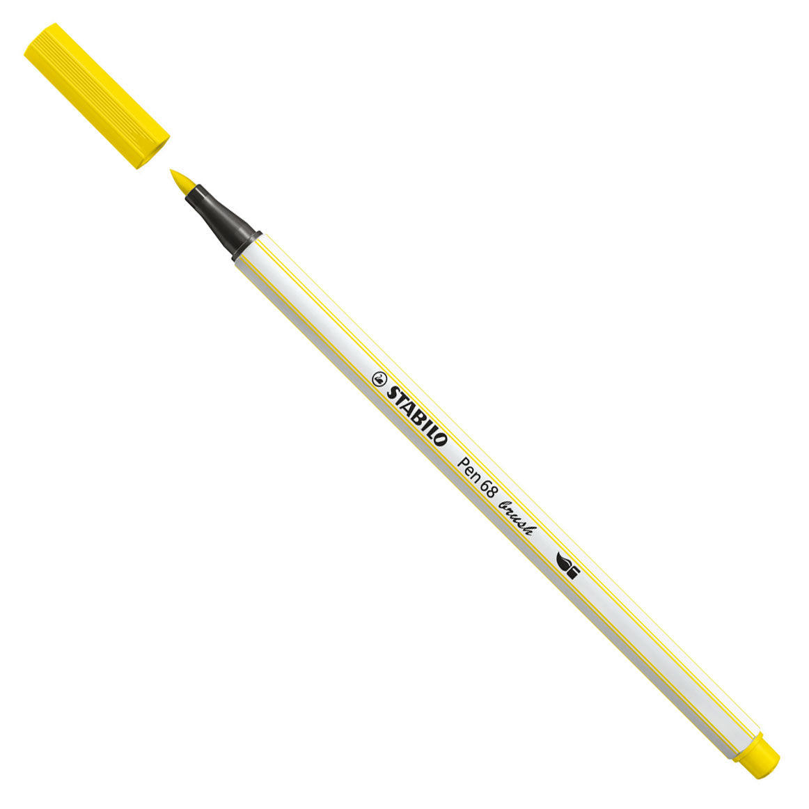 Stabilo Pen 68 Brush 24 Lemon jaune