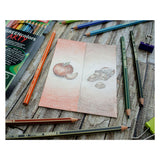 Abi stlo greencolors crayons de couleur arty étui de 12 pièces