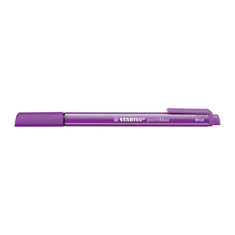Stabilo pointmax - feutre fin à pointe rigide 0,8 mm - étui arty de 15 couleurs