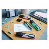 Stabilo green boss pastel - surligneur - fabriqué à partir de 83 % de plastique recyclé - ensemble de bureau 8 pièces - 4 couleurs standards + 4 couleurs pastel